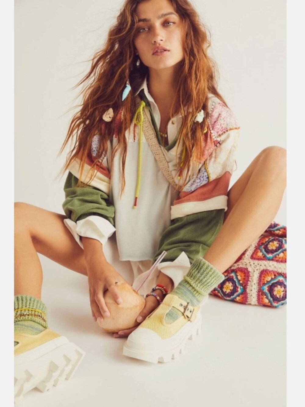 New Free People Jeffrey Campbell Marley Mary Jane Platforms Size 7.5 MSRP: $128 - Picture 6 of 6